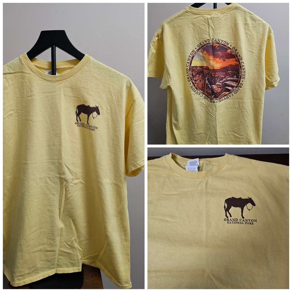 Grand Canyon National Park Yellow Delta Tshirt Large